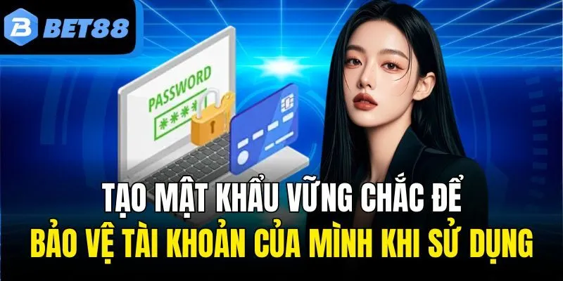 Tạo mật khẩu vững chắc để bảo vệ tài khoản của mình khi sử dụng